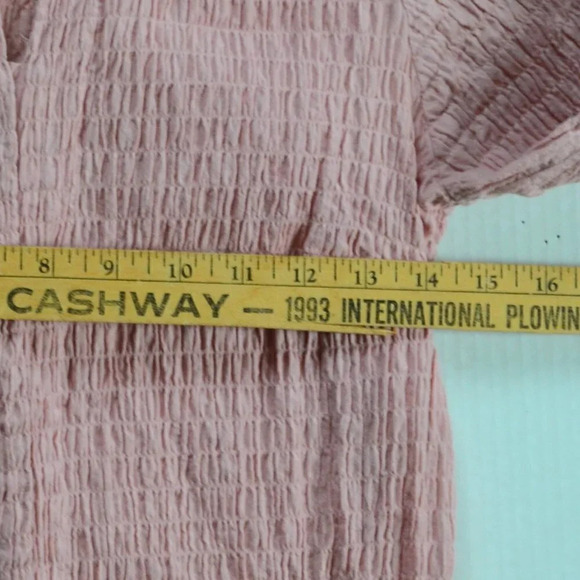 Vtg FADED  GLORY Gauze Latch Front Top - Picture 7 of 9